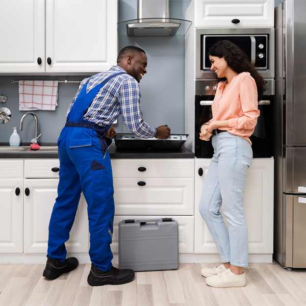 what kind of warranty do you offer on your cooktop repair services in Martinsville